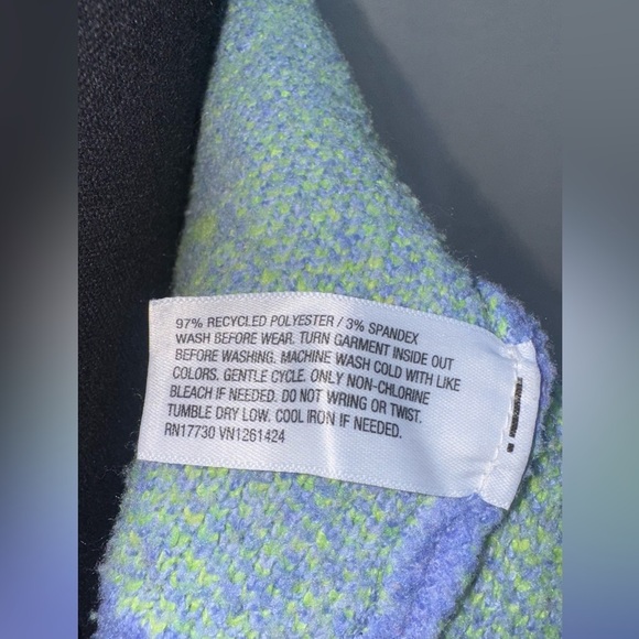 Art Class Long Sleeve Button Up Cardigan Sweater Purple Floral Girls Size Large - Picture 5 of 6